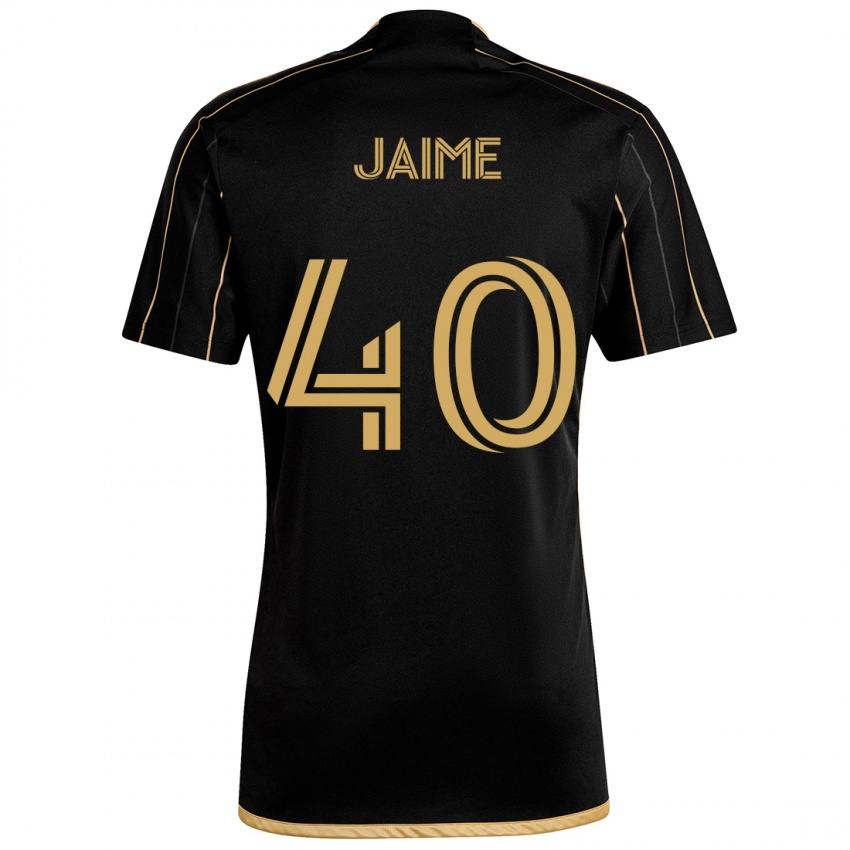 Kinderen Christopher Jaime #40 Zwart Goud Thuisshirt Thuistenue 2024/25 T-Shirt