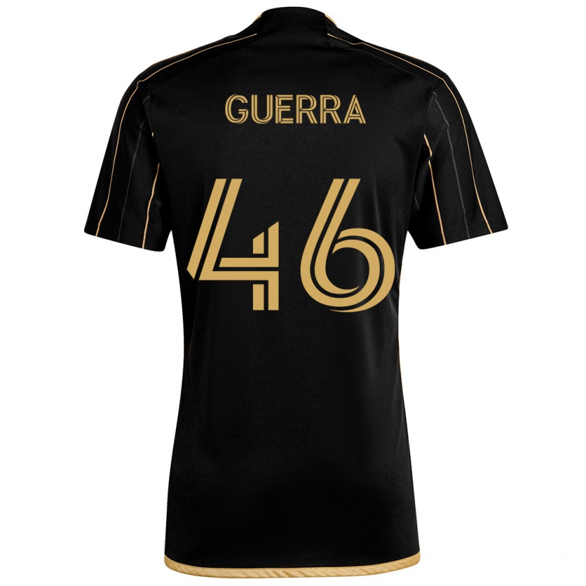 Kinderen Decarlo Guerra #46 Zwart Goud Thuisshirt Thuistenue 2024/25 T-Shirt