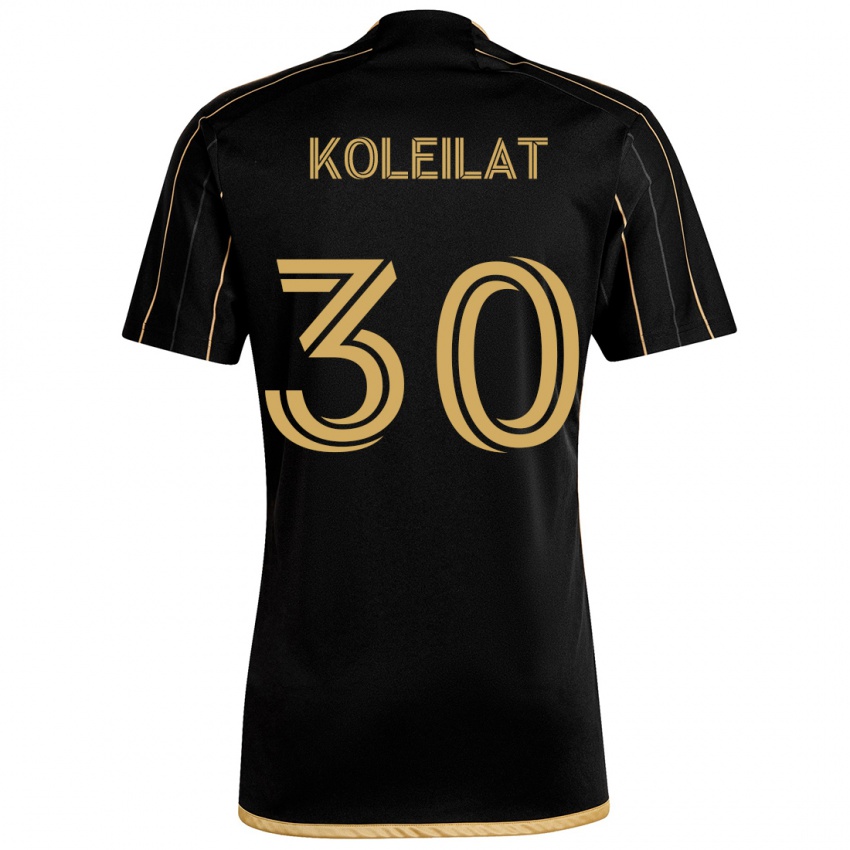 Kinderen Jassem Koleilat #30 Zwart Goud Thuisshirt Thuistenue 2024/25 T-Shirt