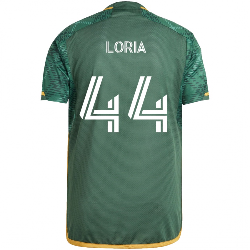 Kinderen Marvin Loría #44 Groen Oranje Thuisshirt Thuistenue 2024/25 T-Shirt