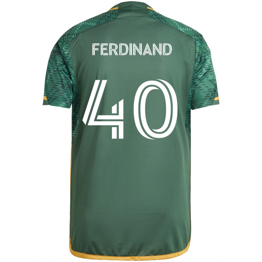 Kinderen Keesean Ferdinand #40 Groen Oranje Thuisshirt Thuistenue 2024/25 T-Shirt