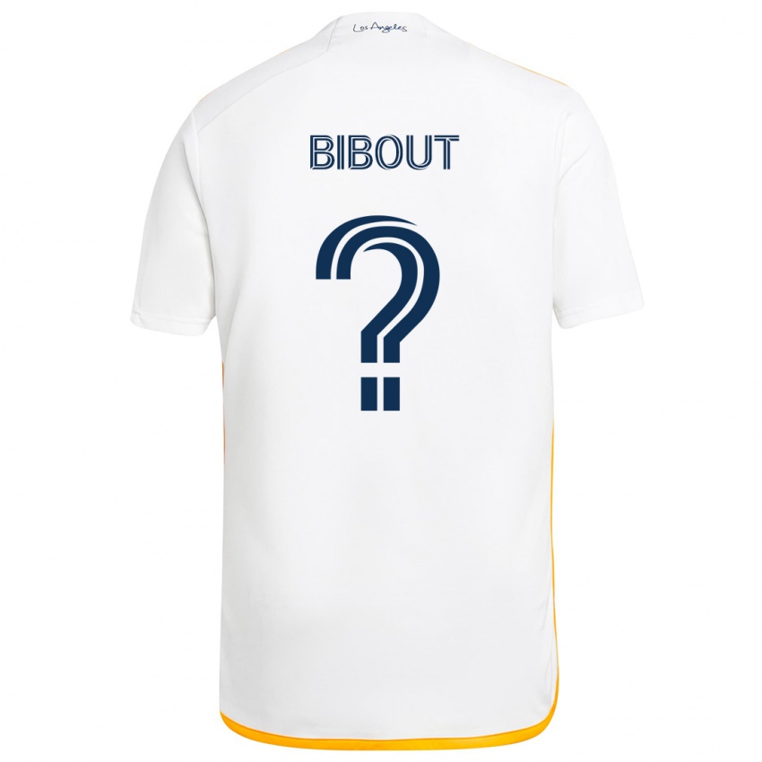 Kinderen Aaron Bibout #0 Wit Geel Thuisshirt Thuistenue 2024/25 T-Shirt