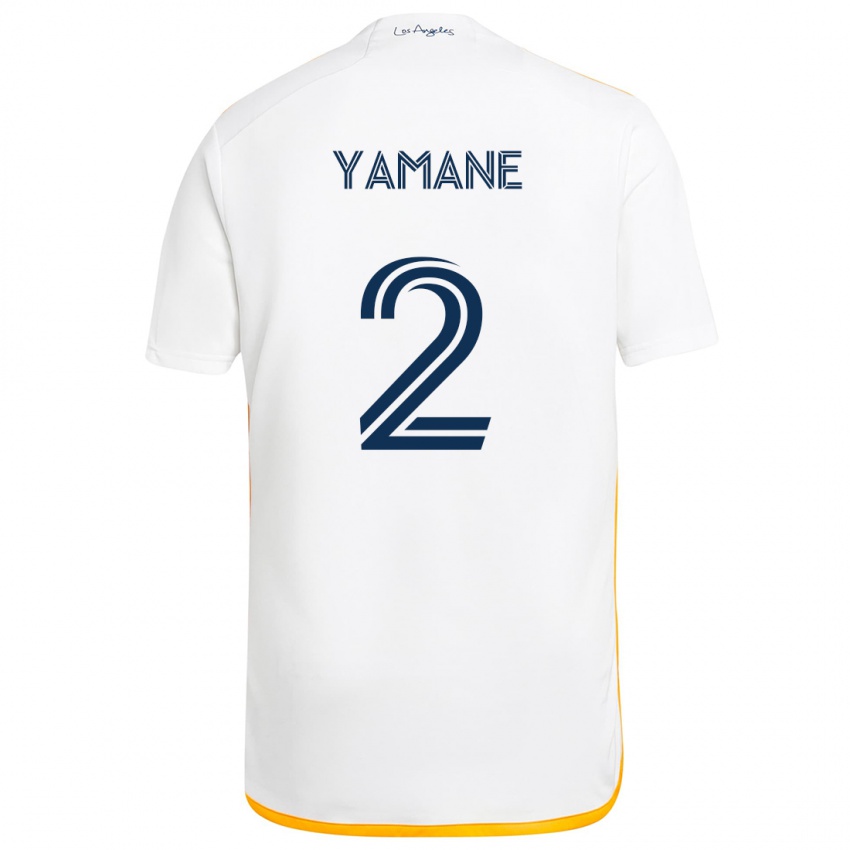 Kinderen Miki Yamane #2 Wit Geel Thuisshirt Thuistenue 2024/25 T-Shirt