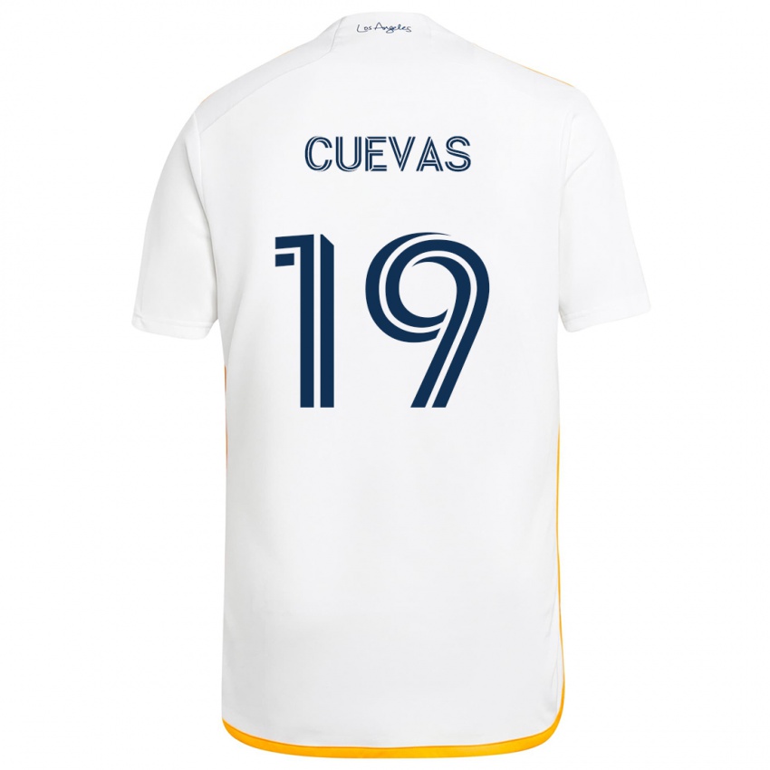 Kinderen Mauricio Cuevas #19 Wit Geel Thuisshirt Thuistenue 2024/25 T-Shirt