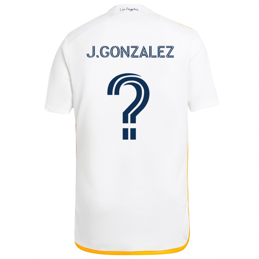 Kinderen Jesse Gonzalez #0 Wit Geel Thuisshirt Thuistenue 2024/25 T-Shirt