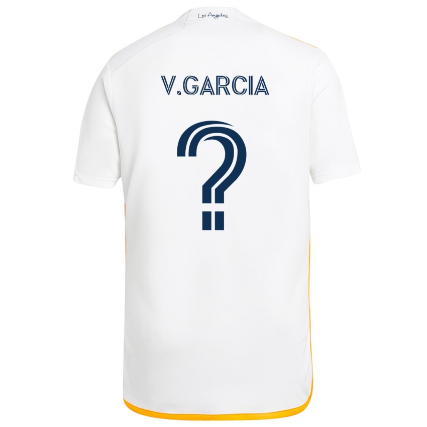 Kinderen Vicente Garcia #0 Wit Geel Thuisshirt Thuistenue 2024/25 T-Shirt