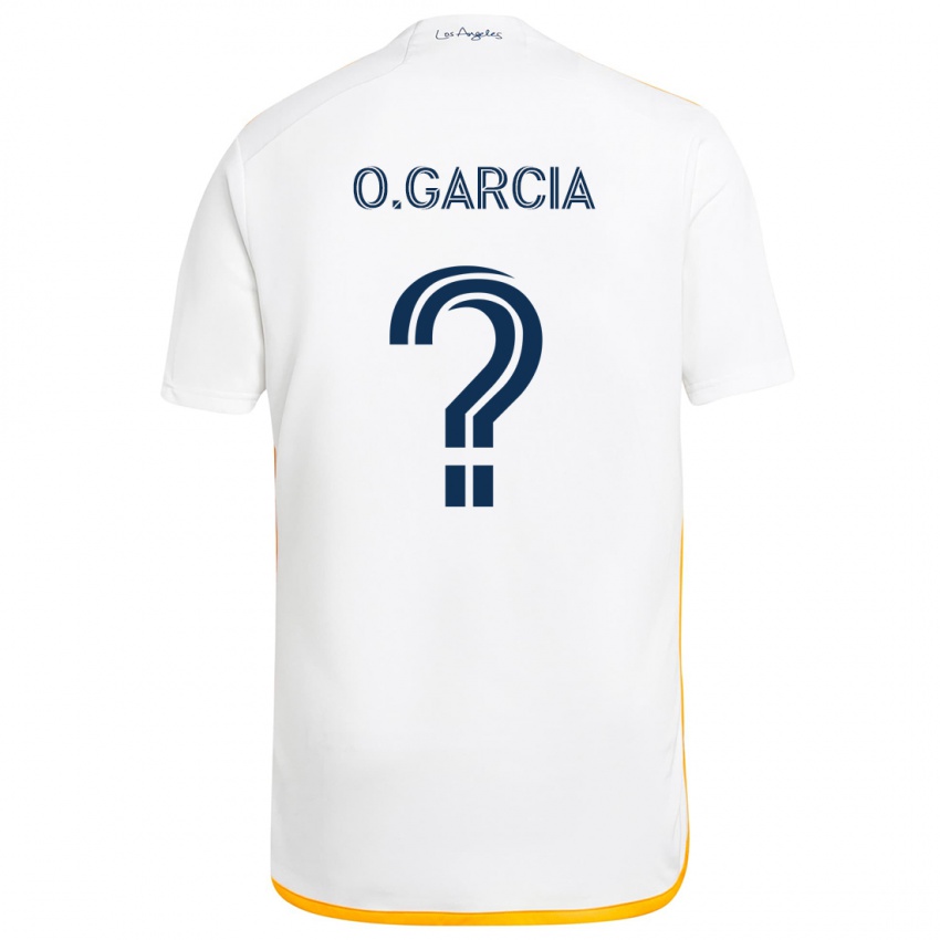 Kinderen Omar Garcia #0 Wit Geel Thuisshirt Thuistenue 2024/25 T-Shirt