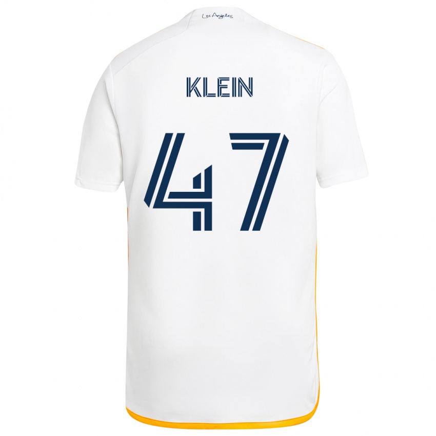 Kinderen Carson Klein #47 Wit Geel Thuisshirt Thuistenue 2024/25 T-Shirt