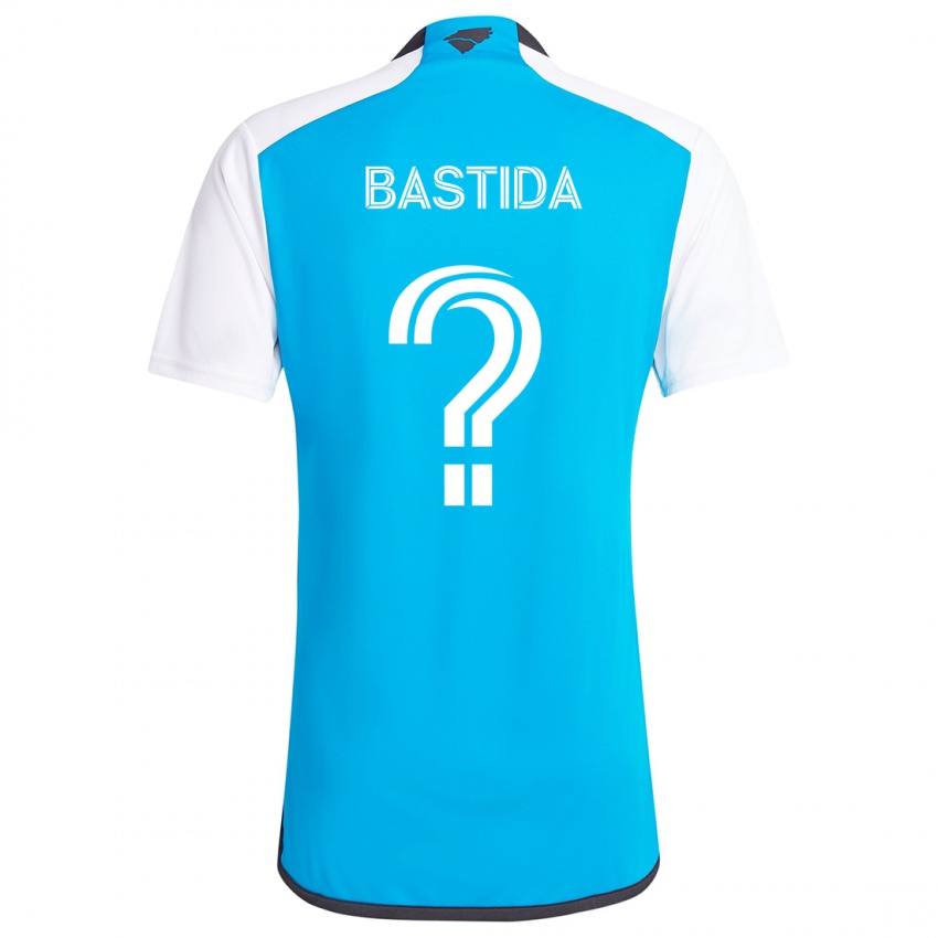 Kinderen Juan Martinez-Bastida #0 Blauw Wit Thuisshirt Thuistenue 2024/25 T-Shirt