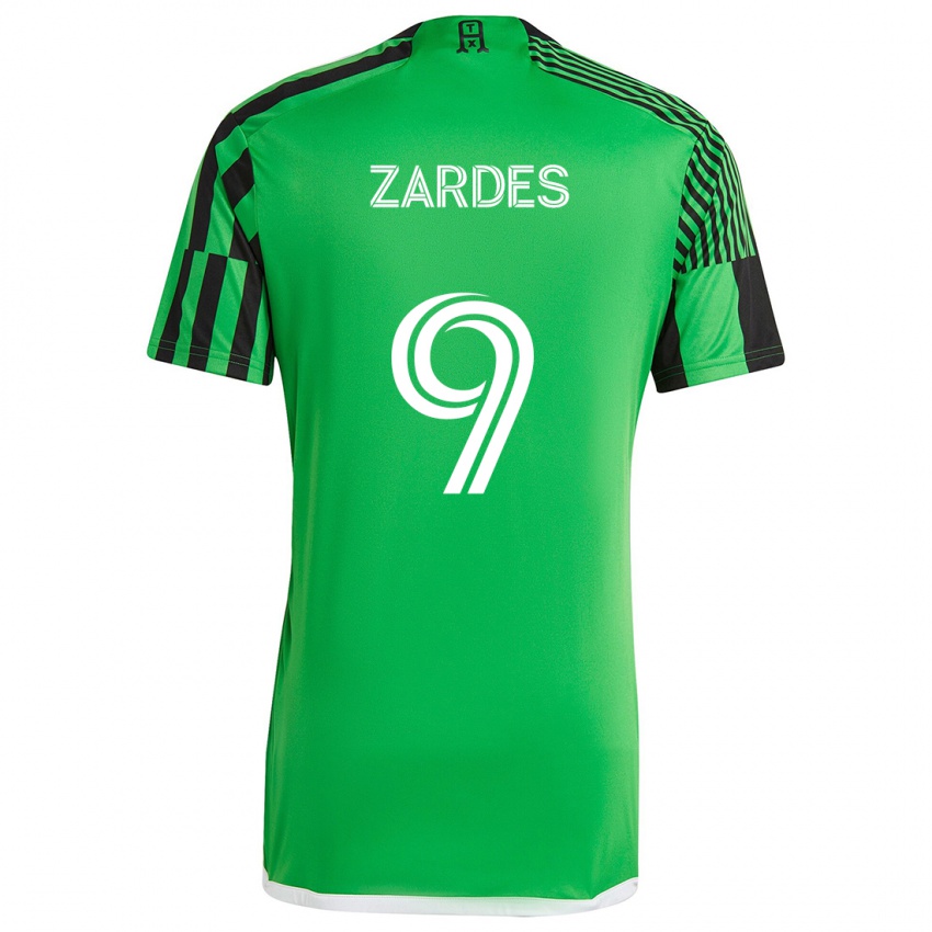 Kinderen Gyasi Zardes #9 Groen Zwart Thuisshirt Thuistenue 2024/25 T-Shirt