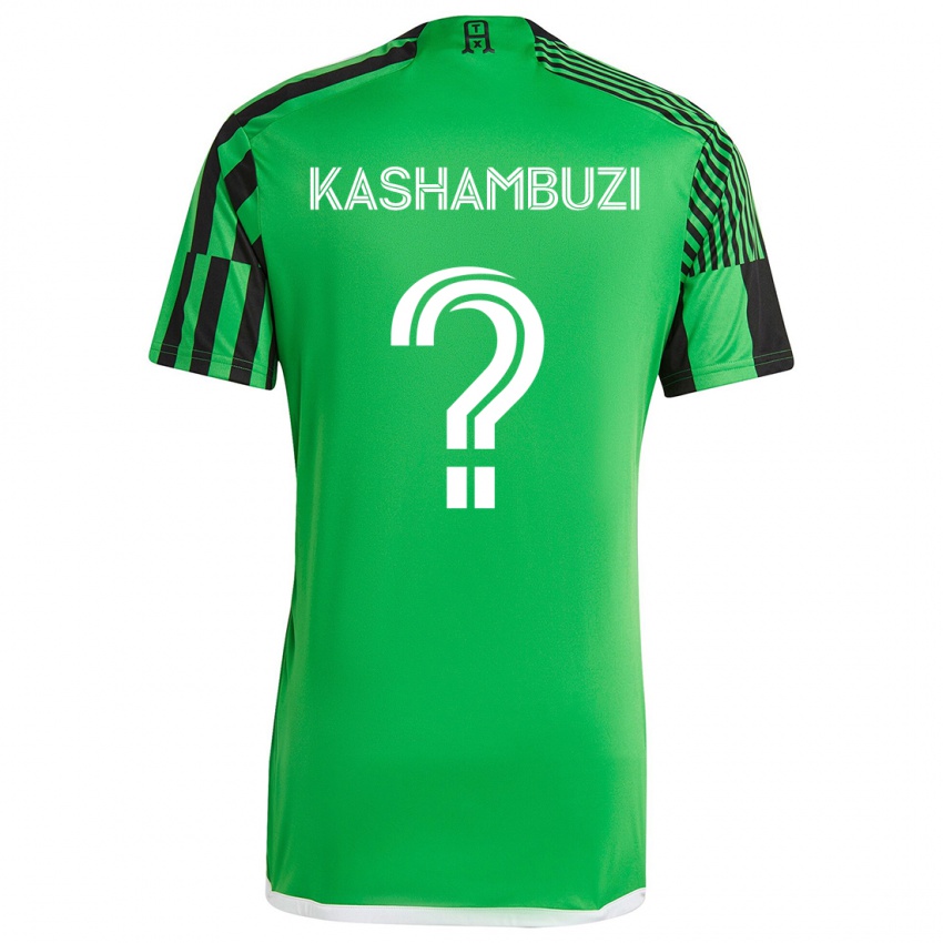 Kinderen Nick Kashambuzi #0 Groen Zwart Thuisshirt Thuistenue 2024/25 T-Shirt