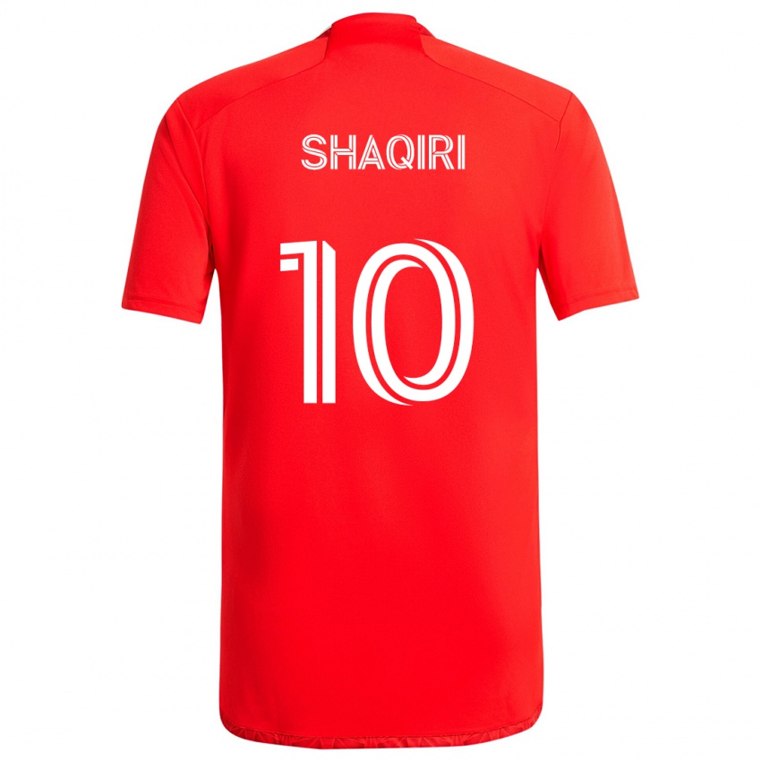 Kinderen Xherdan Shaqiri #10 Rood Wit Thuisshirt Thuistenue 2024/25 T-Shirt