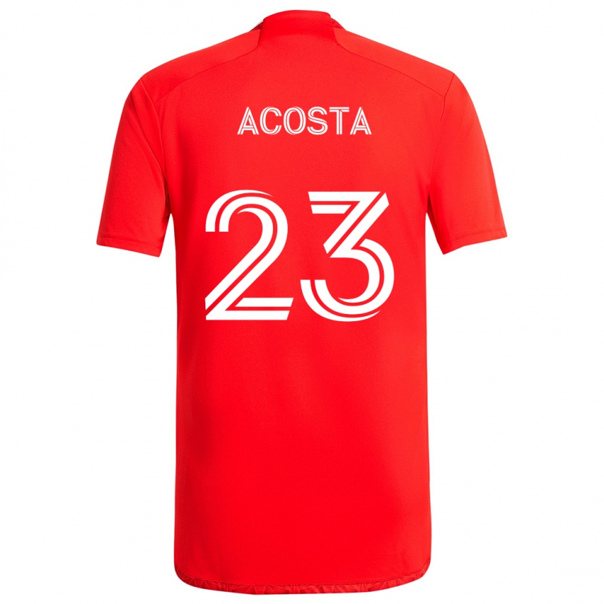 Kinderen Kellyn Acosta #23 Rood Wit Thuisshirt Thuistenue 2024/25 T-Shirt