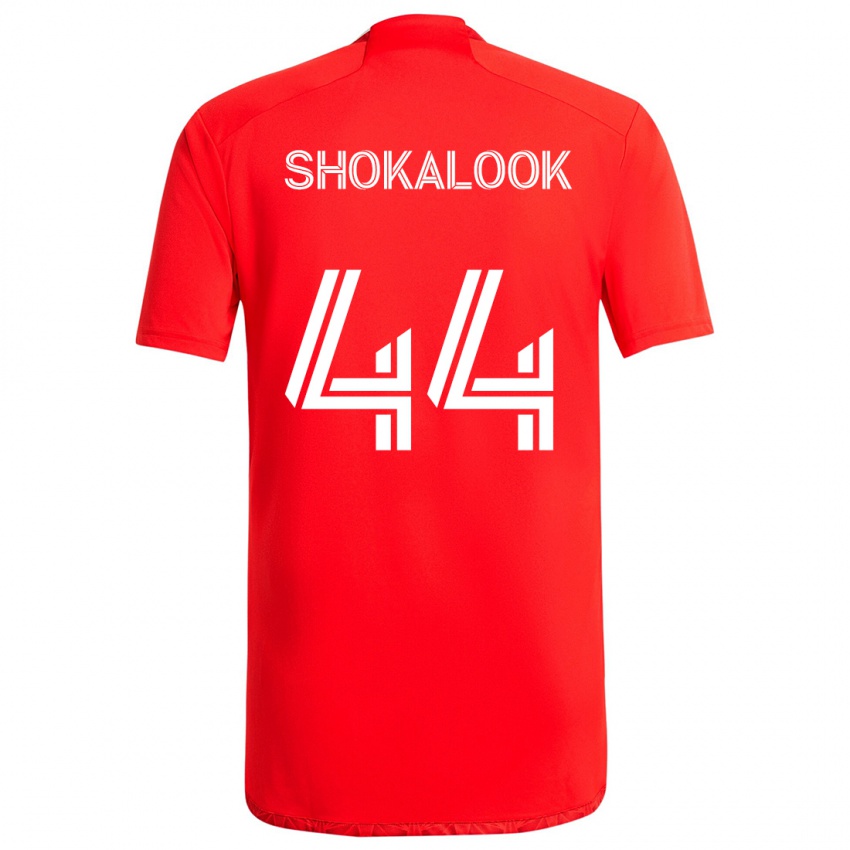 Kinderen Jason Shokalook #44 Rood Wit Thuisshirt Thuistenue 2024/25 T-Shirt