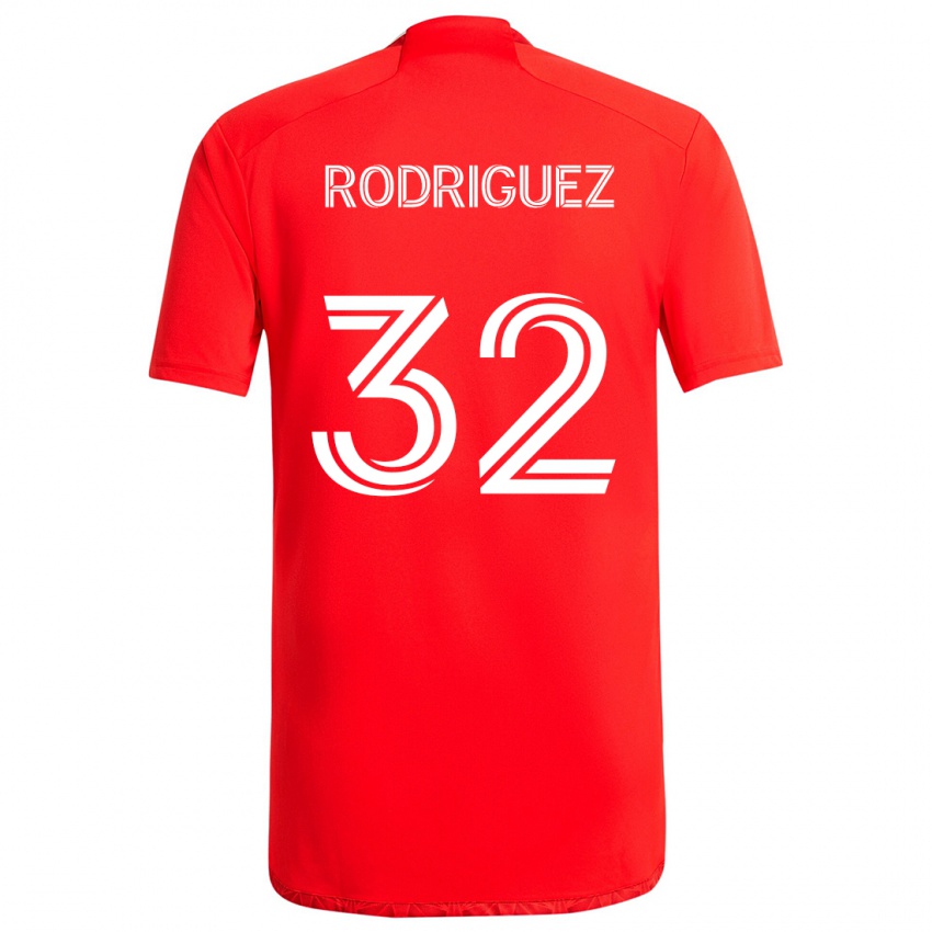 Kinderen Missael Rodríguez #32 Rood Wit Thuisshirt Thuistenue 2024/25 T-Shirt