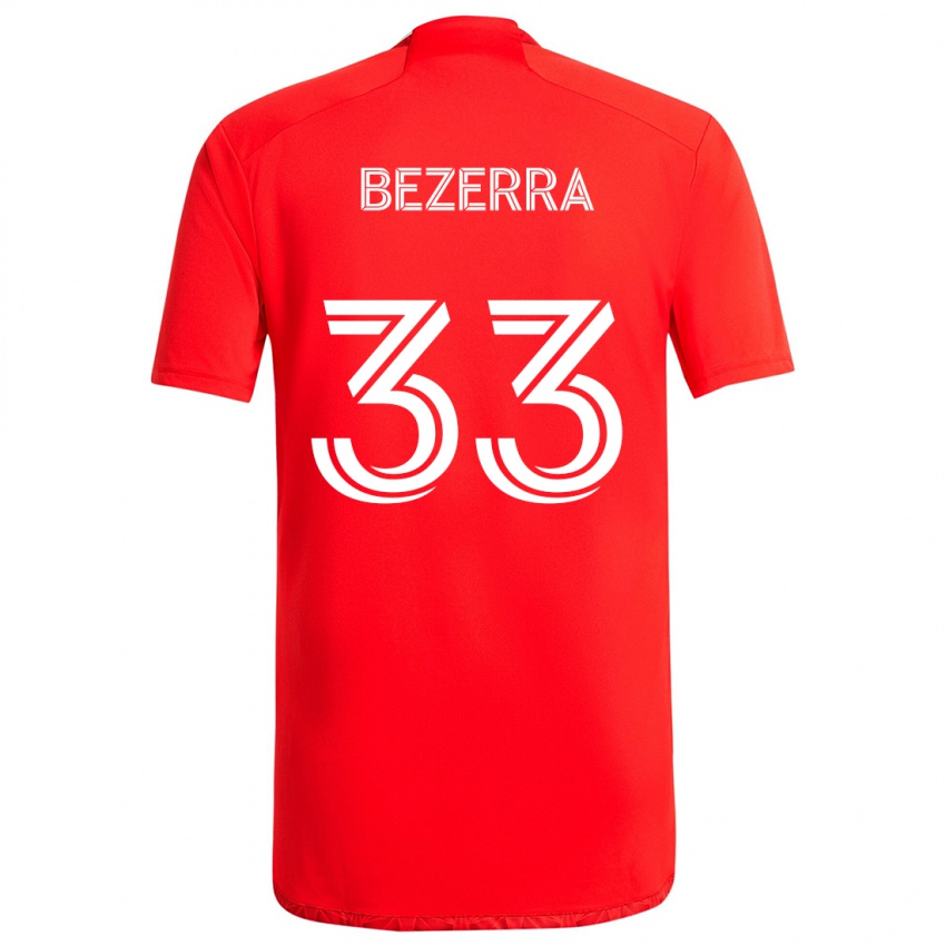 Kinderen Victor Bezerra #33 Rood Wit Thuisshirt Thuistenue 2024/25 T-Shirt