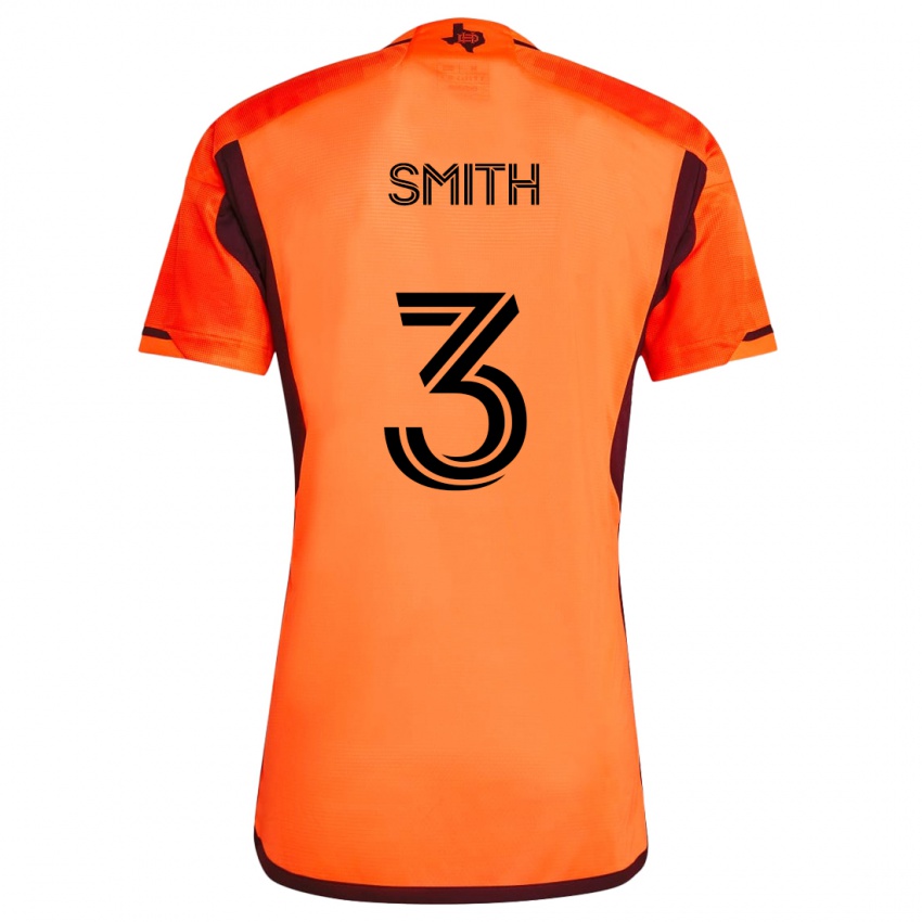 Kinderen Brad Smith #3 Oranje Zwart Thuisshirt Thuistenue 2024/25 T-Shirt