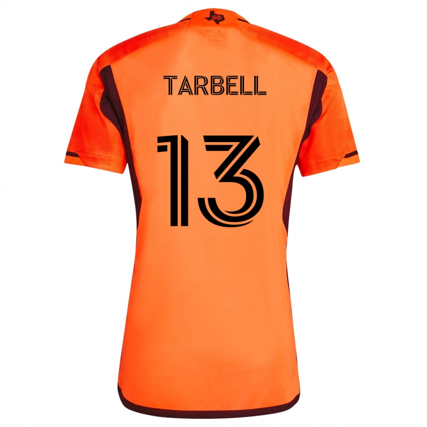 Kinderen Andrew Tarbell #13 Oranje Zwart Thuisshirt Thuistenue 2024/25 T-Shirt