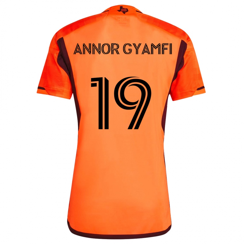 Kinderen Stephen Annor Gyamfi #19 Oranje Zwart Thuisshirt Thuistenue 2024/25 T-Shirt