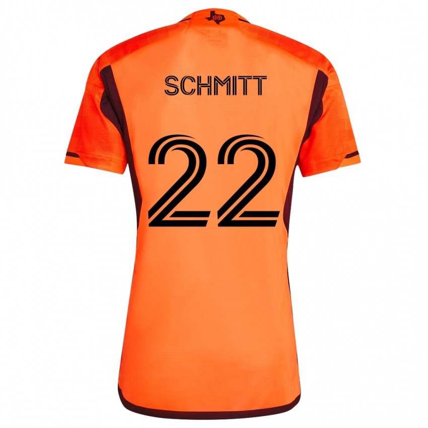 Kinderen Tate Schmitt #22 Oranje Zwart Thuisshirt Thuistenue 2024/25 T-Shirt