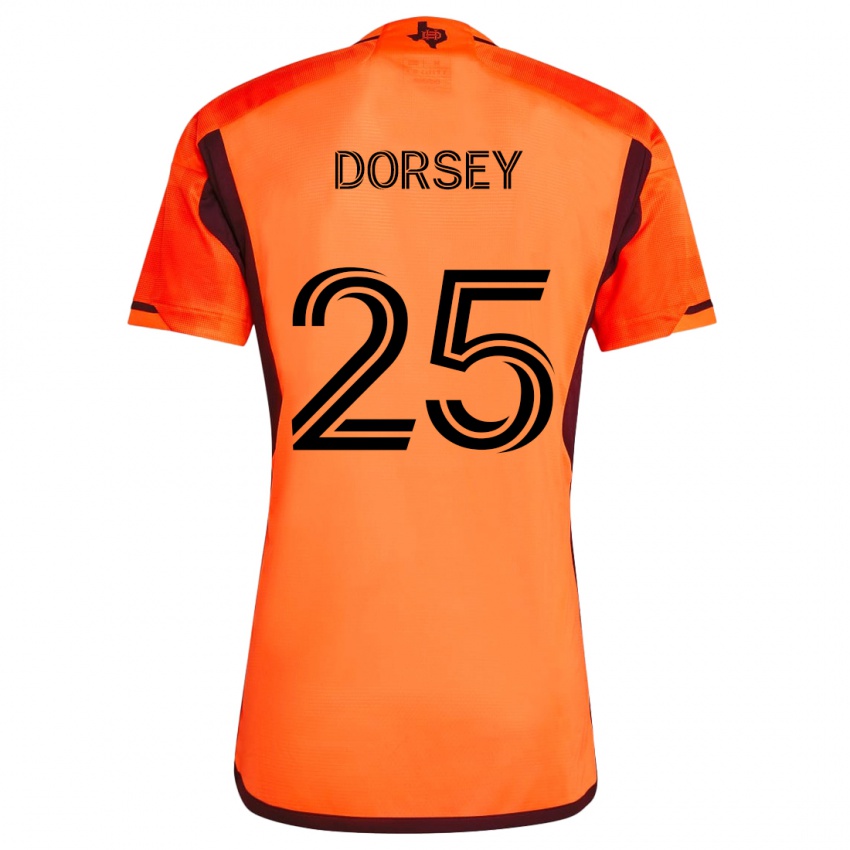 Kinderen Griffin Dorsey #25 Oranje Zwart Thuisshirt Thuistenue 2024/25 T-Shirt