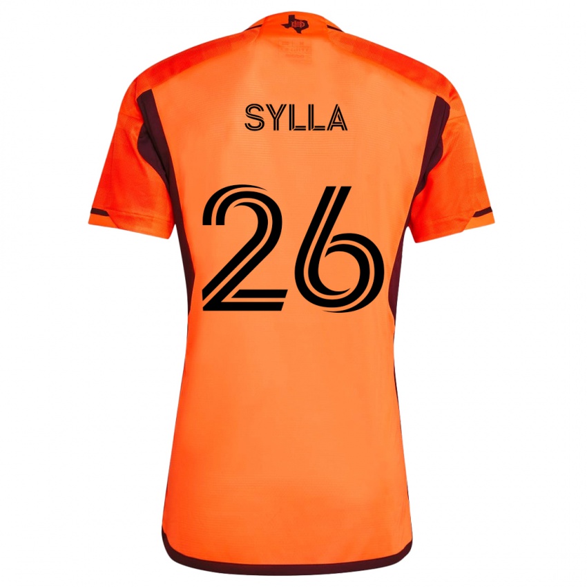 Kinderen Ousmane Sylla #26 Oranje Zwart Thuisshirt Thuistenue 2024/25 T-Shirt