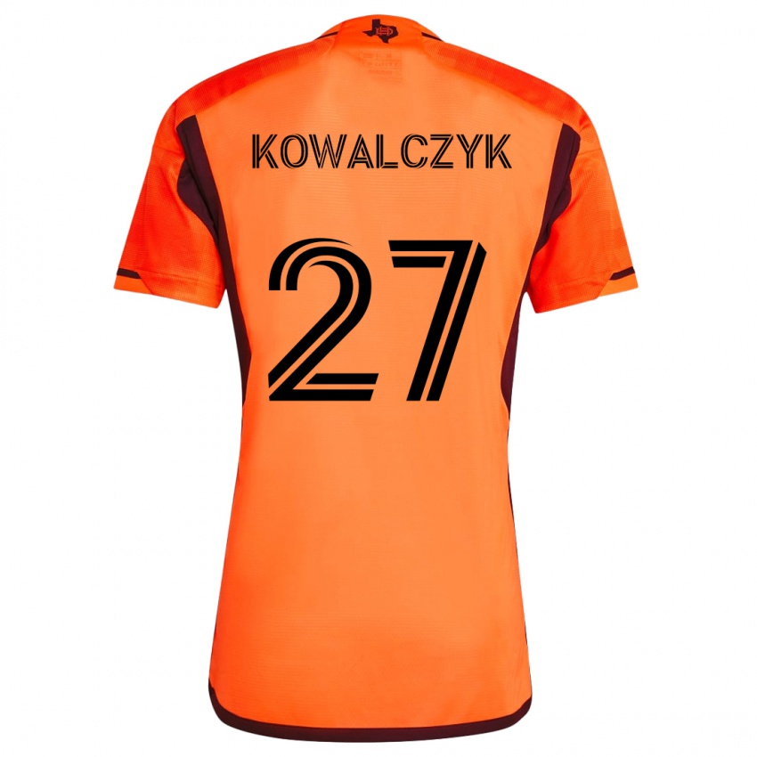 Kinderen Sebastian Kowalczyk #27 Oranje Zwart Thuisshirt Thuistenue 2024/25 T-Shirt