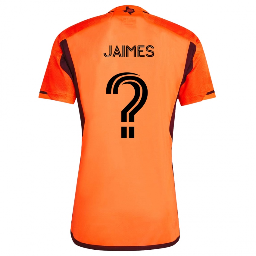 Kinderen Angel Jaimes #0 Oranje Zwart Thuisshirt Thuistenue 2024/25 T-Shirt