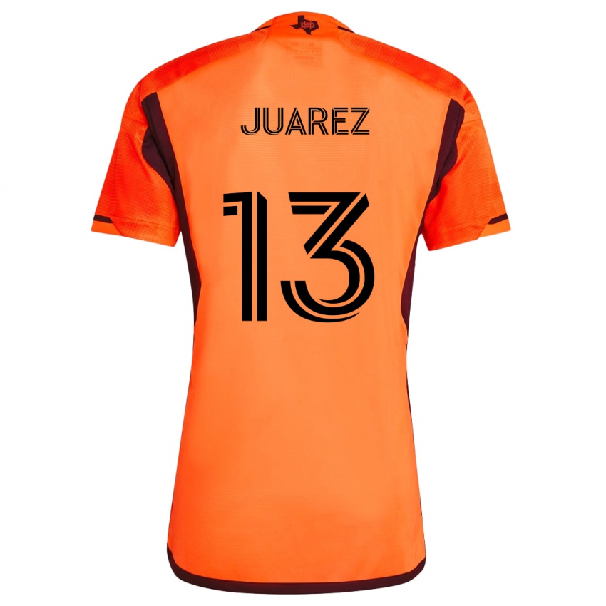 Kinderen Jathan Juarez #13 Oranje Zwart Thuisshirt Thuistenue 2024/25 T-Shirt