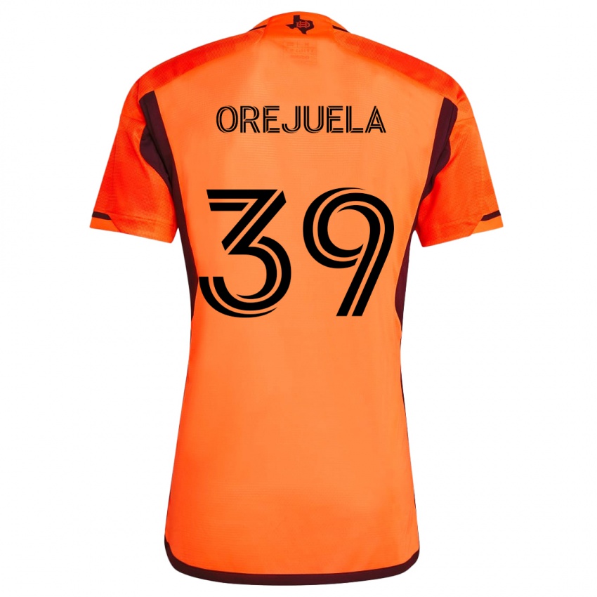 Kinderen Jesus Orejuela #39 Oranje Zwart Thuisshirt Thuistenue 2024/25 T-Shirt