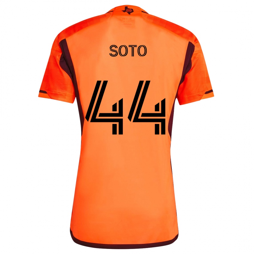 Kinderen Ezekiel Soto #44 Oranje Zwart Thuisshirt Thuistenue 2024/25 T-Shirt