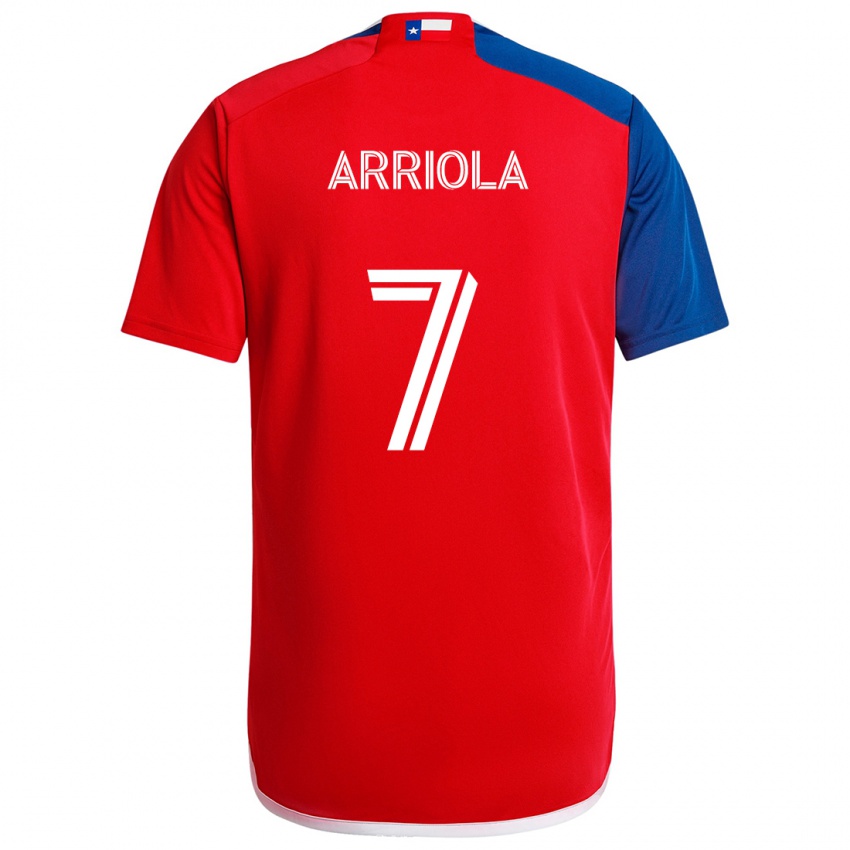 Kinderen Paul Arriola #7 Blauw Rood Thuisshirt Thuistenue 2024/25 T-Shirt