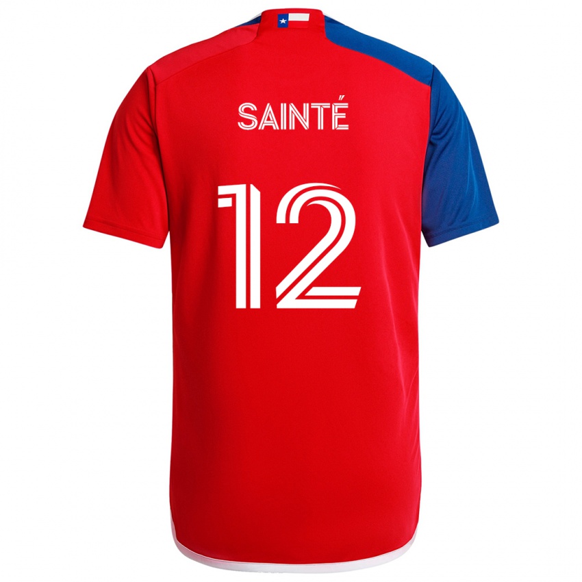 Kinderen Carl Sainté #12 Blauw Rood Thuisshirt Thuistenue 2024/25 T-Shirt