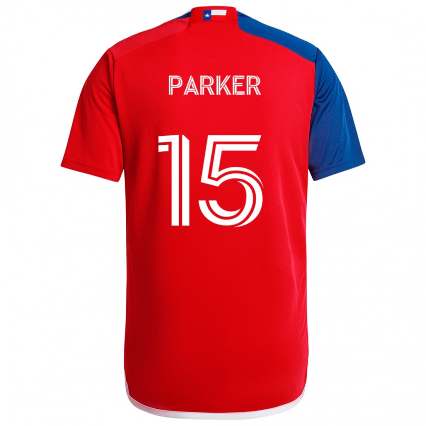 Kinderen Isaiah Parker #15 Blauw Rood Thuisshirt Thuistenue 2024/25 T-Shirt