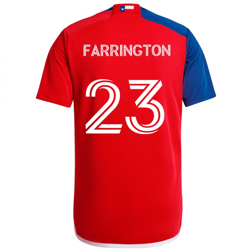 Kinderen Logan Farrington #23 Blauw Rood Thuisshirt Thuistenue 2024/25 T-Shirt