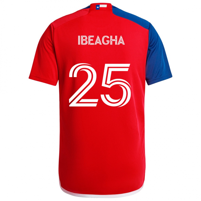 Kinderen Sebastien Ibeagha #25 Blauw Rood Thuisshirt Thuistenue 2024/25 T-Shirt