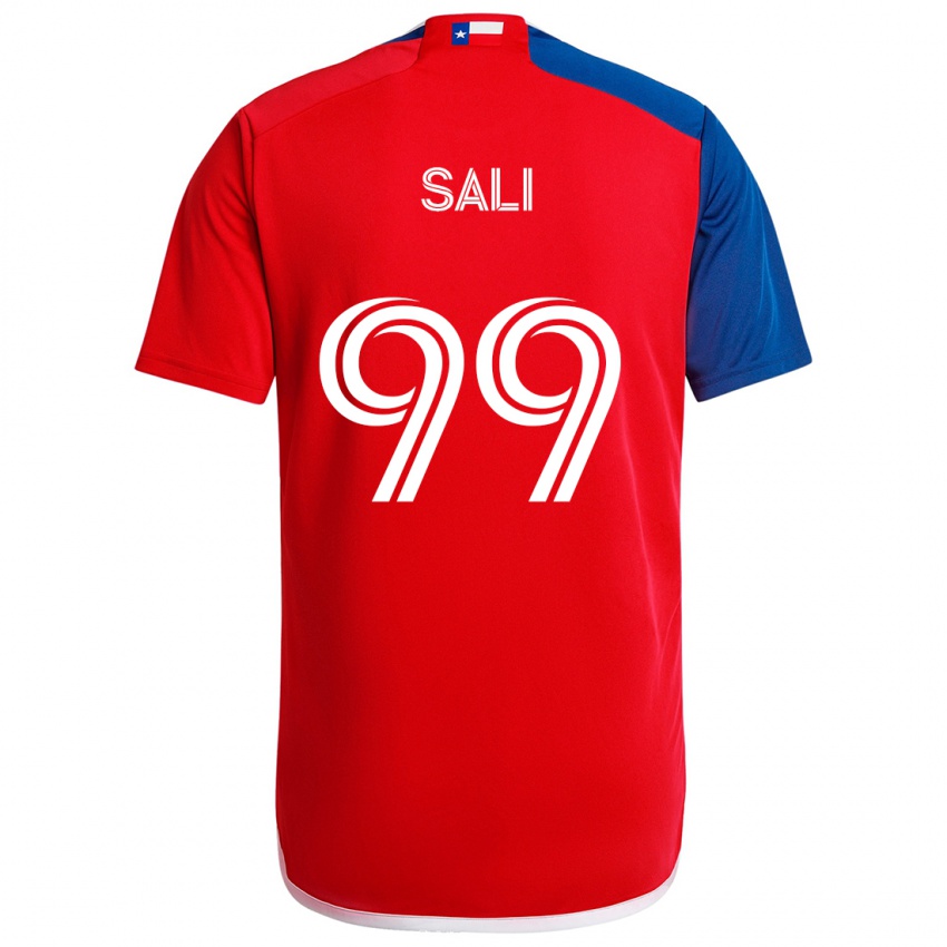 Kinderen Enes Sali #99 Blauw Rood Thuisshirt Thuistenue 2024/25 T-Shirt