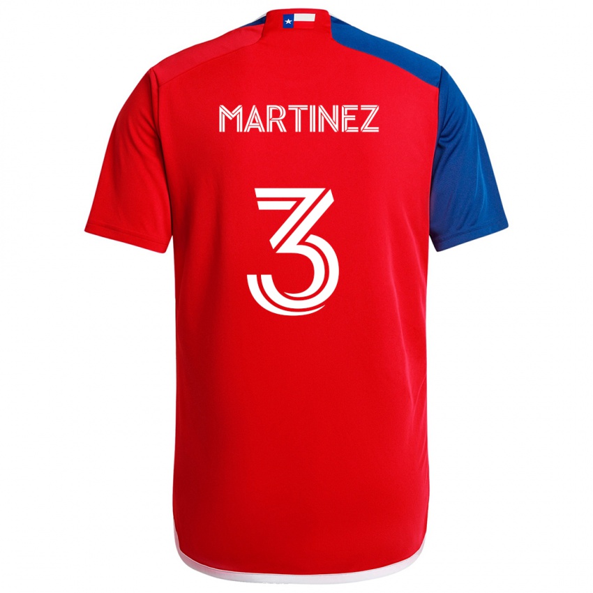 Kinderen José Antonio Martínez #3 Blauw Rood Thuisshirt Thuistenue 2024/25 T-Shirt