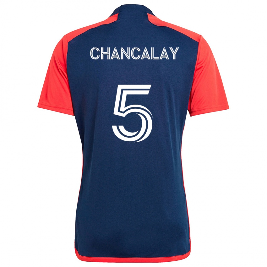 Kinderen Tomás Chancalay #5 Blauw Rood Thuisshirt Thuistenue 2024/25 T-Shirt