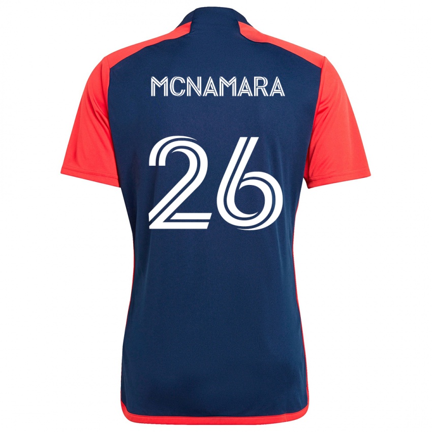 Kinderen Tommy Mcnamara #26 Blauw Rood Thuisshirt Thuistenue 2024/25 T-Shirt