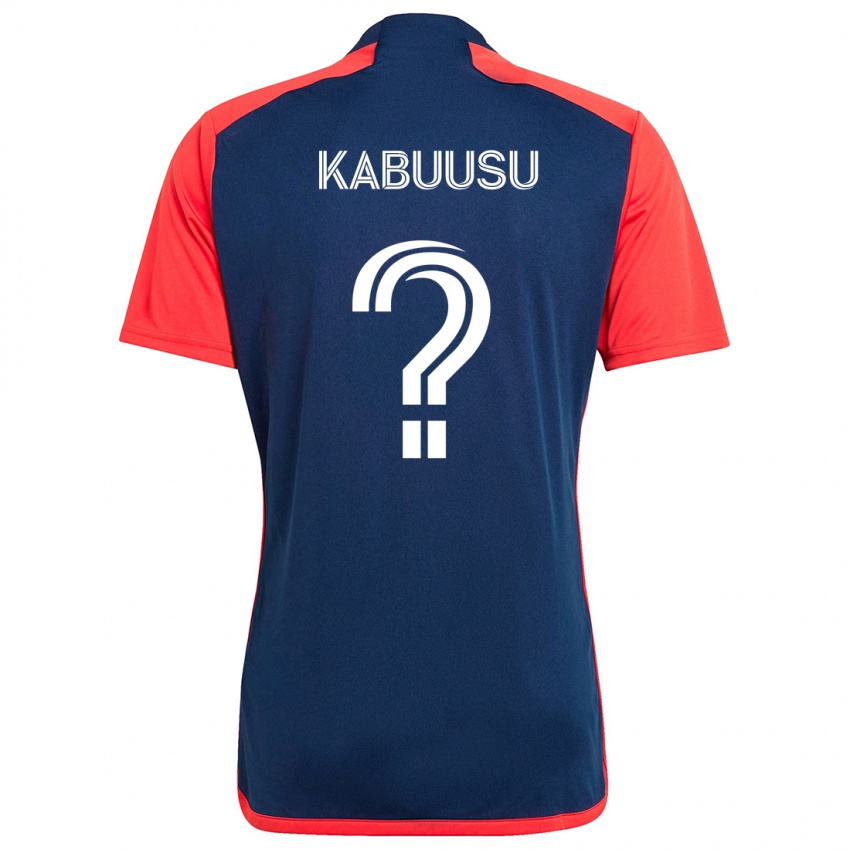 Kinderen Jamie Kabuusu #0 Blauw Rood Thuisshirt Thuistenue 2024/25 T-Shirt