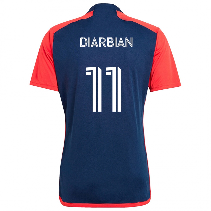 Kinderen Gevork Diarbian #11 Blauw Rood Thuisshirt Thuistenue 2024/25 T-Shirt