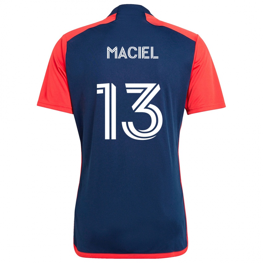 Kinderen Maciel #13 Blauw Rood Thuisshirt Thuistenue 2024/25 T-Shirt