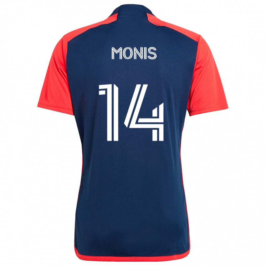 Kinderen Alex Monis #14 Blauw Rood Thuisshirt Thuistenue 2024/25 T-Shirt