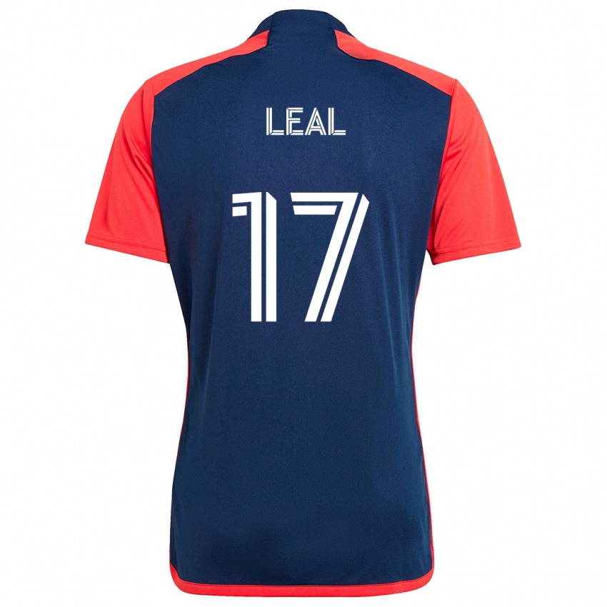 Kinderen Patrick Leal #17 Blauw Rood Thuisshirt Thuistenue 2024/25 T-Shirt