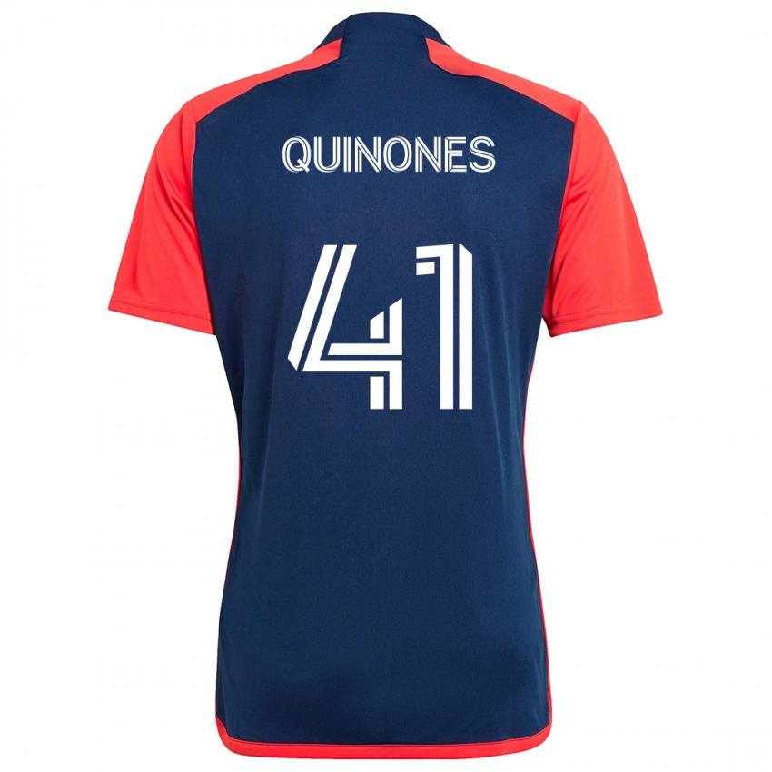 Kinderen Colby Quiñónes #41 Blauw Rood Thuisshirt Thuistenue 2024/25 T-Shirt