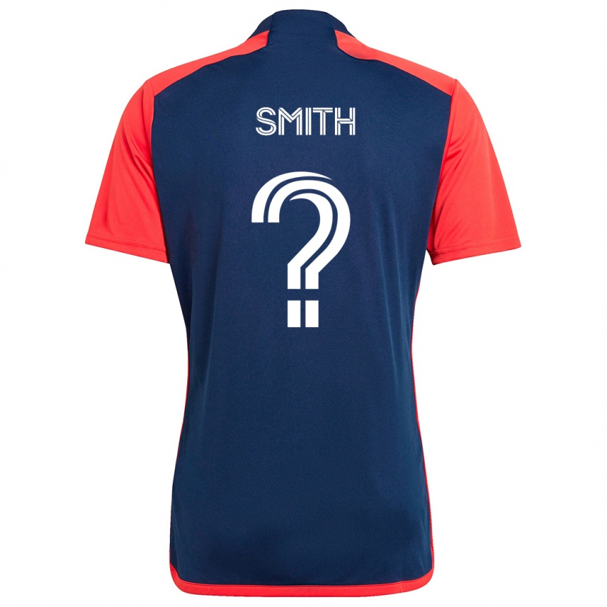 Kinderen Braedon Smith #0 Blauw Rood Thuisshirt Thuistenue 2024/25 T-Shirt