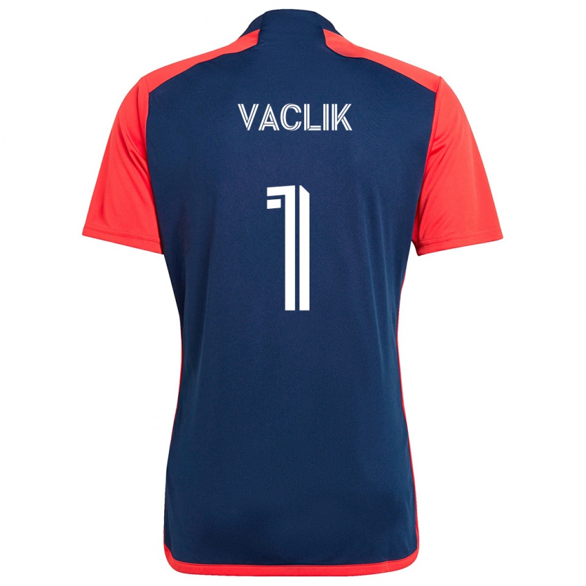 Kinderen Tomas Vaclik #1 Blauw Rood Thuisshirt Thuistenue 2024/25 T-Shirt