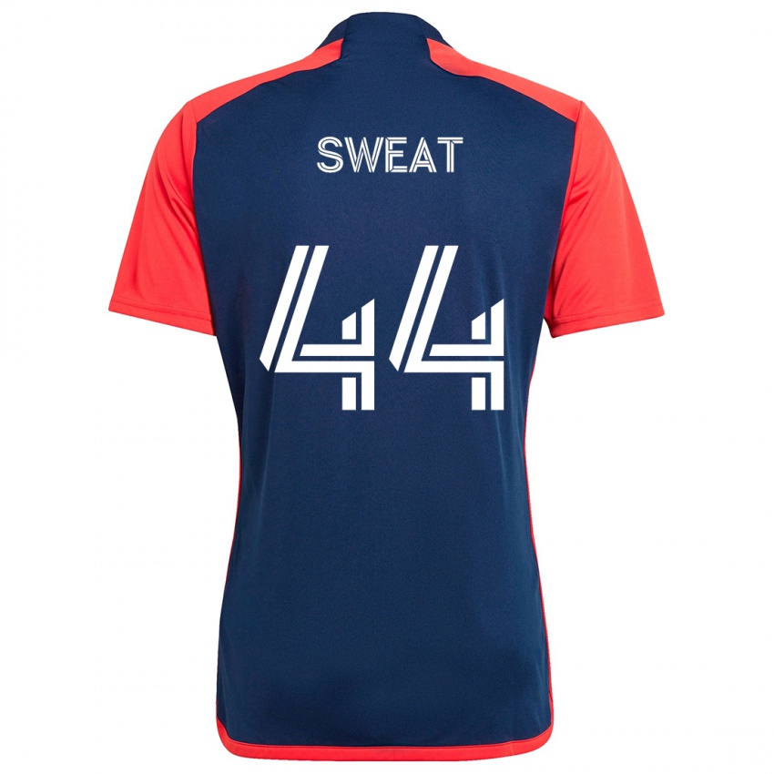 Kinderen Ben Sweat #44 Blauw Rood Thuisshirt Thuistenue 2024/25 T-Shirt