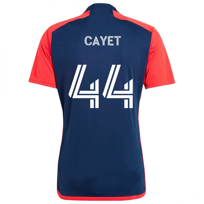 Kinderen Pierre Cayet #44 Blauw Rood Thuisshirt Thuistenue 2024/25 T-Shirt